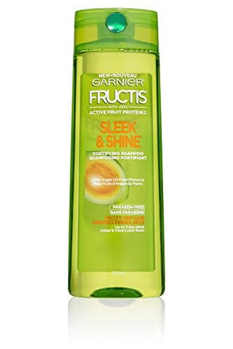 Image of Garnier Fructis Sleek & Shine Shampoo, Frizzy, Dry, Unmanageable Hair, 12.5 fl. oz. 12.5 Fluid Ounce