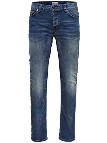Image of ONLY & SONS Men's onsLOOM MED BLUE DNM 3944 PA NOOS Jeans, Blue (Medium Blue Denim), W30/L32 (Manufacturer size: 30)