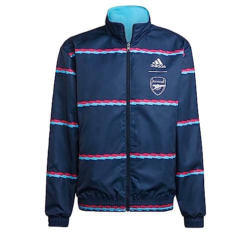 Image of adidas Men's Arsenal FC Anthem Jacket, Sky Rush, S