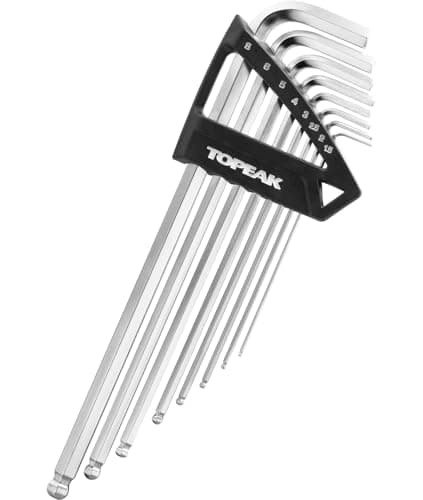Image of Topeak Duo Hex Wrench Set, 7 tools, 2-8mm, Silver