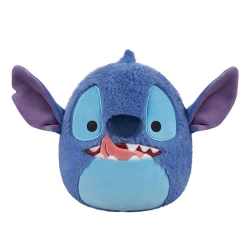 Image of Squishmallows SQDI01095 Stitch Fuzzamallow 20 cm, Official Jazwares Plush, Super Soft Cuddly Toy