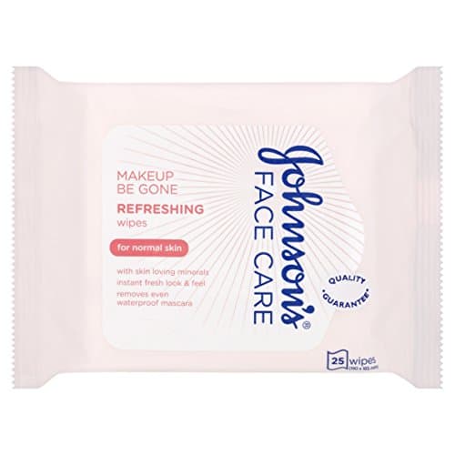 Image of Johnson's Face Care Makeup Be Gone Refreshing Wipes, Pack of 1 x 25