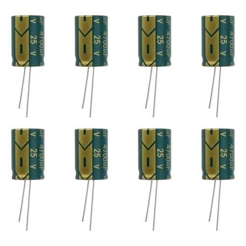 Image of The Lord of the Tools 20pcs 4700uF Electrolytic Capacitor 25V Cylindrical Capacitor for Smart Home Appliances Security Equipment etc