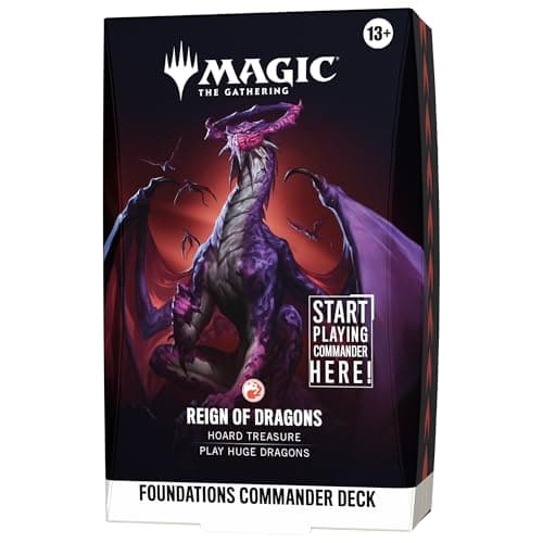 Image of Magic: The Gathering Foundations Commander Deck - Reign of Dragons (English Version)