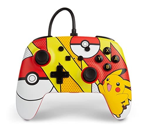 Image of PowerA Enhanced Wired Controller for Nintendo Switch - Pokémon: Pikachu Pop Art