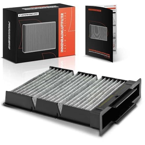 Image of Frankberg Cabin Air Filter Compatible with Aygo B1 1.4L Diesel 2005-2010 C1 PM PN 1.0L Petrol 2005-2014 107 PM PN 1.4L 2005-2014 Replace# 88508-0H010