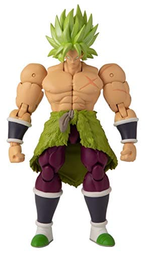 Image of Bandai Dragon Stars Figures Super Saiyan Broly DBS Version| Dragon Ball Super SS Broly Action Figure | 17cm Articulated Dragon Ball Figure | Bandai Dragon Stars Anime Figures Broly Toy