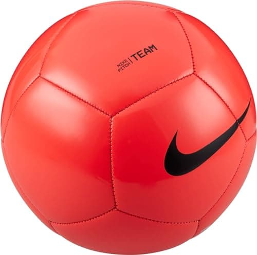 Image of NIKE DH9796-635 Pitch Team Recreational soccer ball Unisex BRIGHT CRIMSON/BLACK Size 5