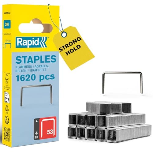 Image of Rapid High Performance Staples, No.53, Leg Length 4 mm, 40109501 - 1620 Pieces