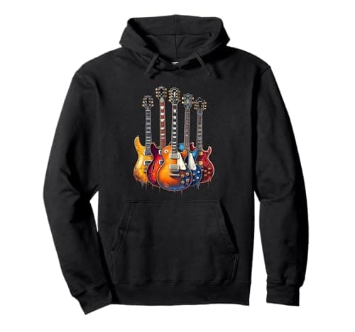 Image of Guitar Pullover Hoodie