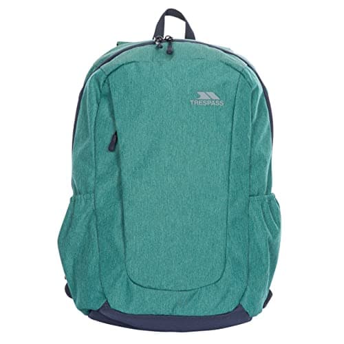 Image of Trespass Unisex Backpack Alder - 25L, Front Zip Pocket, Inside Pocket, Padded Shoulder Straps, Side Pockets, Polyester Ripstop Melange
