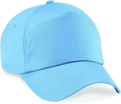 Image of Integriti UK Plain Baseball Cap 10+ Colours Mens Ladies Hat Summer Adjustable Sky Blue