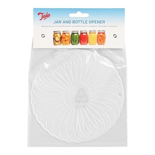 Image of Tala Easy Grip Rubber Jar Opener, Non-Slip Grip Tool for Jars & Bottles, BPA-Free, 16cm Wide, Kitchen Aid for Weak Hands, Seniors & Arthritis Relief, Dishwasher Safe