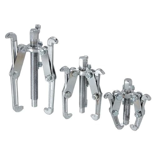 Image of Neilsen CT0391 3pc Bearing Puller Set - Sizes - 3in, 4in & 6in with Reversible 3 Leg Jaw, Ideal for Removing Bearing, Gears & Pressed-on Components