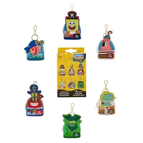 Image of Loungefly Spongebob Spongebob Mystery Mini Backpack Keychain
