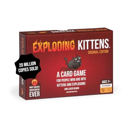 Image of Exploding Kittens: A Card Game About Kittens and Explosions and Sometimes Goats - ENGLISH VERSION