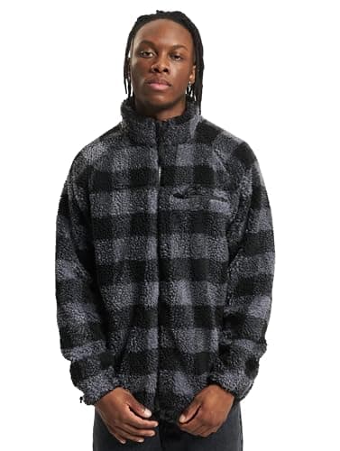 Image of Brandit Teddyfleece Jacket, color: black/grey, size: 4XL