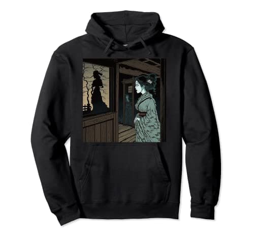 Image of Something Wicked from Japan: Ghosts, Darkest Designs Pullover Hoodie