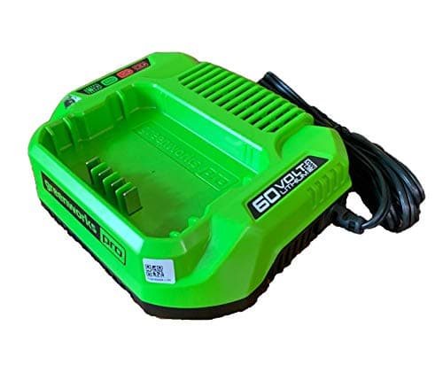 Image of Greenworks Pro 60-Volt GEN2 Lithium Ion (Li-ion) Cordless Power Equipment Battery Charger