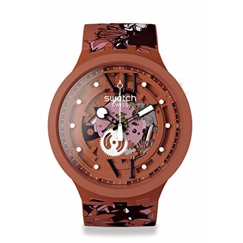 Image of Swatch Analog Model Watch Brand SB05C100, Multicoloured, Strip