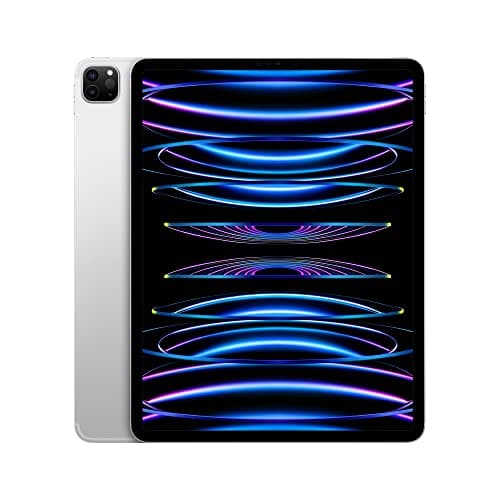 Image of 2022 Apple iPad Pro (12.9-Inches, Wi-Fi + Cellular, 128GB) Silver (Renewed)