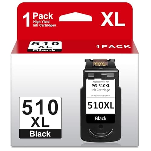 Image of Neiber 510 Ink Cartridges, PG-510 Black Compatible for Canon 510 Black Ink Cartridge, Printer Ink 510 XL Compatible with Canon Pixma MP480 MP250 MX410 MP495 MP280 MP490 MX340 iP2702 MX330 (1 Pack)