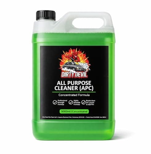 Image of Dirty Devil APC 5 Litre All Purpose Cleaner – Heavy Duty, Ultra Concentrated Multi-Surface Interior & Exterior Deep Cleaner – Safe for Plastics, Fabric, Engine Bays & Floors