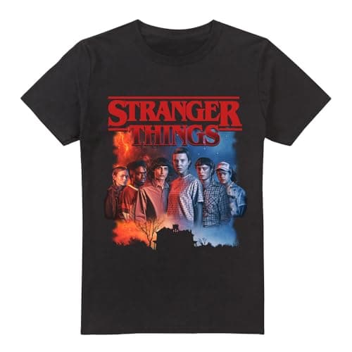 Image of Stranger Things Hawkins Creel House Poster Unisex T Shirt, Black, Small