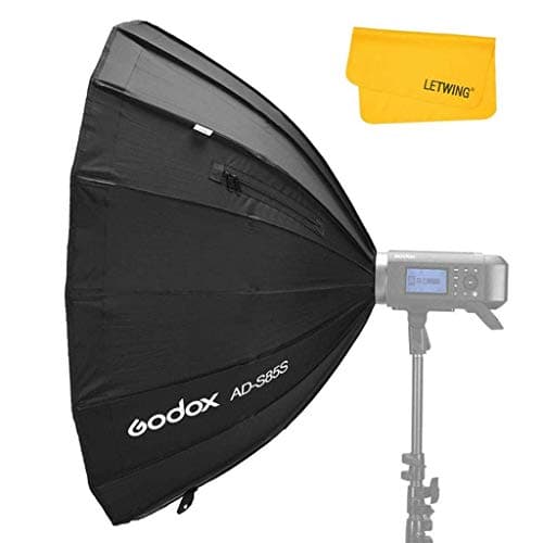 Image of Godox AD-S85S 85cm/33.5inch Portable Softbox Soft Umbrella Silver Inside with GODOX Mount Quick Install and Reflector Diffuser Grid for AD300 Pro AD400 Pro