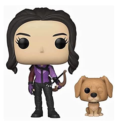 Image of Funko POP! & Buddy: Hawkeye – Kate Bishop With Dog - Hawkeye TV Show - Collectable Vinyl Figure - Gift Idea - Official Merchandise - Toys for Kids & Adults - TV Fans - Model Figure for Collectors