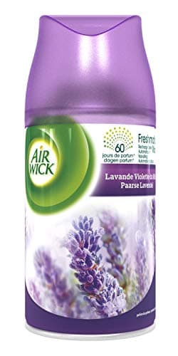 Image of Air Wick Automatic Air Freshener Freshmatic Spray Refills, Crisp Linen & Lilac, Pack 5 x 250ml, Natural Essential Oils, Last up to 350 days, Air freshener
