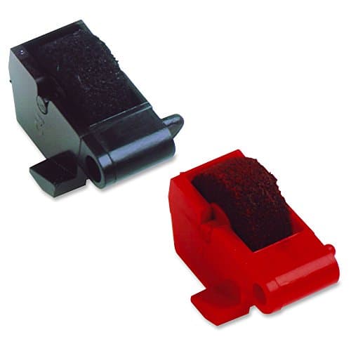 Image of Sharp EL1607P 1195L 2192 2195L 2901C PR640 Calculator Ribbon Ink Roller Black/Red (1)