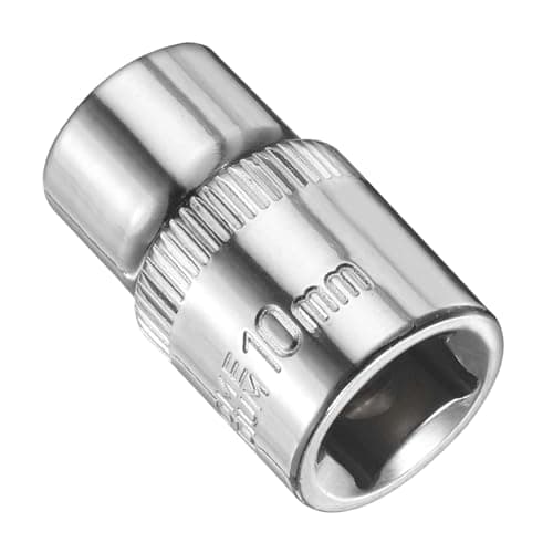 Image of TA-VIGOR 12 Point Impact Socket 3/8 Inch Drive 10mm Shallow Socket Chrome Cr-V Steel, Metric 3/8 Socket for Ratchet Wrench Auto Repair DIY Tools