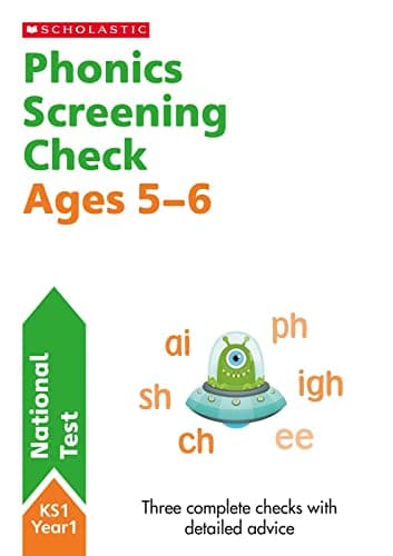 Image of Phonics Practice Checks for Ages 5-7 (Year 1) Includes Three practice checks plus additional activities and mark schemes (National Curriculum SATs Tests)