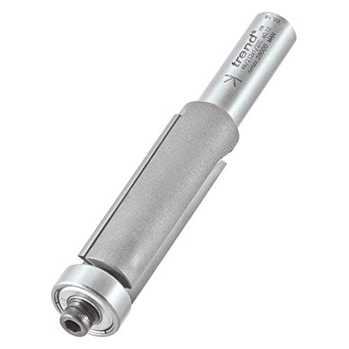 Image of Trend Professional Guided Trimmer, 1/2 Inch Shank, 19.1mm Cut Diameter, 50mm Cut Length, Tungsten Carbide Tipped, 46/212X1/2TC