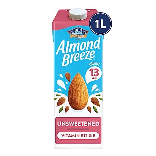 Image of Blue Diamond Almond Breeze Unsweetened Almond Milk, 8 x 1L