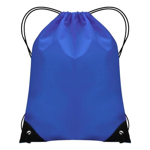 Image of JFmall Drawstring Bags, Swim Bag PE bags for kids Waterproof Swimming Sports Back Pack Drawstring Gym Bag Suitable for School Beach Travel