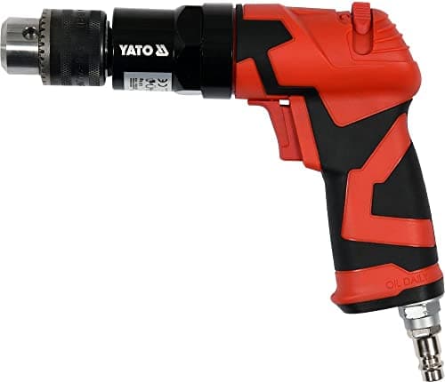 Image of Yato Professional Reversible air Drill, 1/4" Inlet, Ultralight Composite Body (YT-09703)