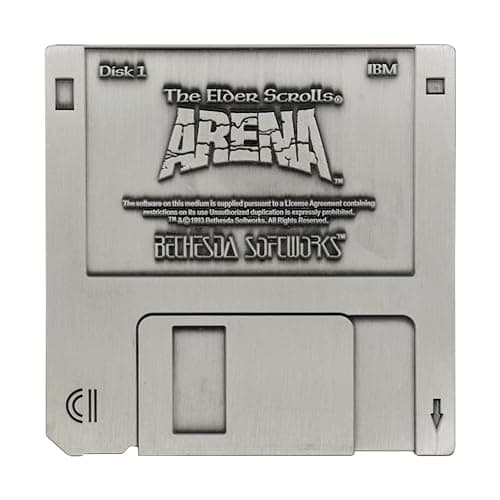 Image of FaNaTtik The Elder Scrolls: Arena Floppy Disk Replica – Limited Edition Collector’s Item | Retro Gaming Memorabilia | Official Merchandise