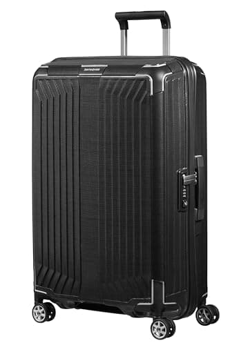 Image of Samsonite Lite-Box - Premium Hard-Shell Suitcase, Medium Size 69 cm, 4-Wheel Suitcase, Lightweight, TSA Lock, 75L - 2.80 kg - Black