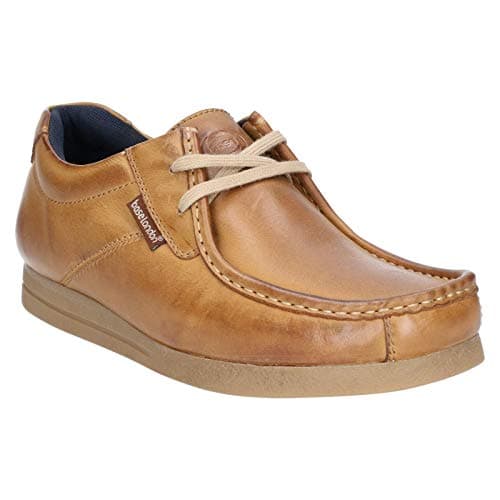 Image of Base London Mens Event Lace-Up Shoes Tan 11 UK