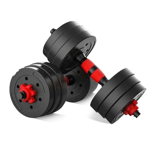 Image of FK Sports Adjustable Dumbbells | 20kg/30kg/40kg Dumbbell Weights Set | Home Gym Equipment for Men & Women | Exercise Equipment for Strength Training