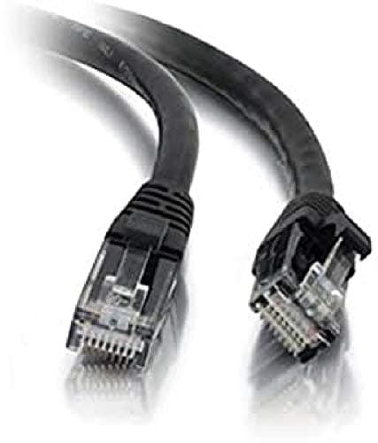 Image of C2G 83185 5M BLACK Cat5e Ethernet RJ45 High Speed Network Cable, LAN Lead Cat5e Unshielded PVC UTP Patch Cable