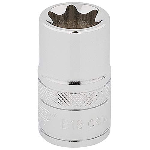 Image of Draper 34340 TX-Star 1/2 Inch Square Drive E18 Socket