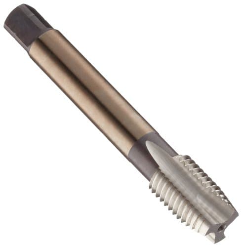 Image of Dormer E000M8 Series E000 HSS-E-PM Spiral Point Machine Tap Metric with Bright Finish, ISO Standard, M8 x 1.25 mm Thread, 72 mm Length