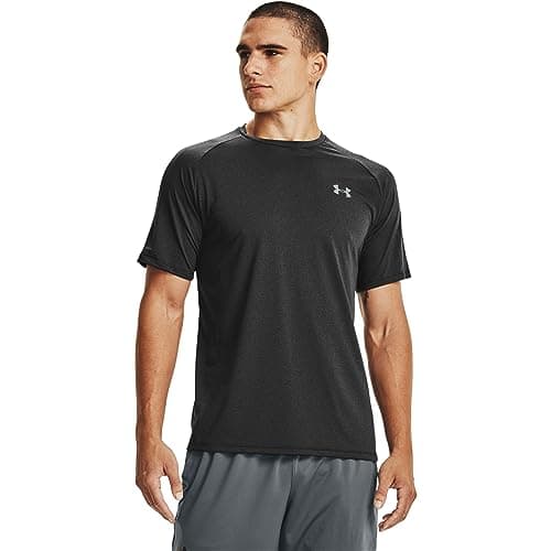 Image of Under Armour Men UA Tech 2.0 SS Novelty, Sports T-Shirt, Gym Clothes