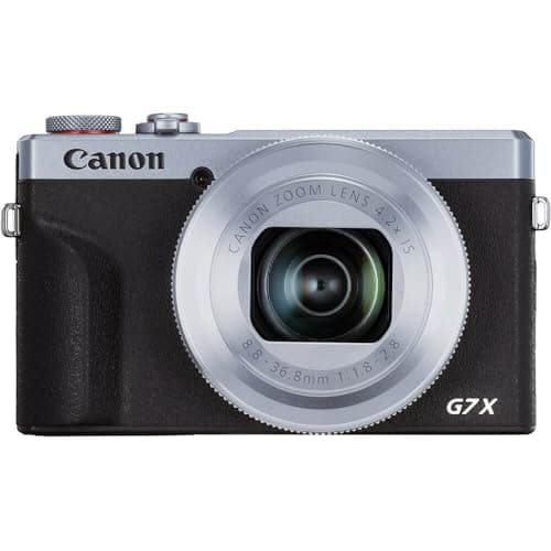 Image of Canon PowerShot Digital Camera [G7 X Mark III] with Wi-Fi & NFC - Silver (Renewed)