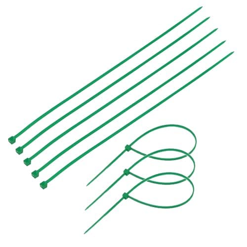 Image of TERF® 10 Pcs Green Cable Ties 580mm (22.83'') X 13mm Heavy Duty Nylon Zip Ties Wraps Secure Self Locking Mechanism Plastic Tie for Home Office Garden Garage Workshop DIY Use