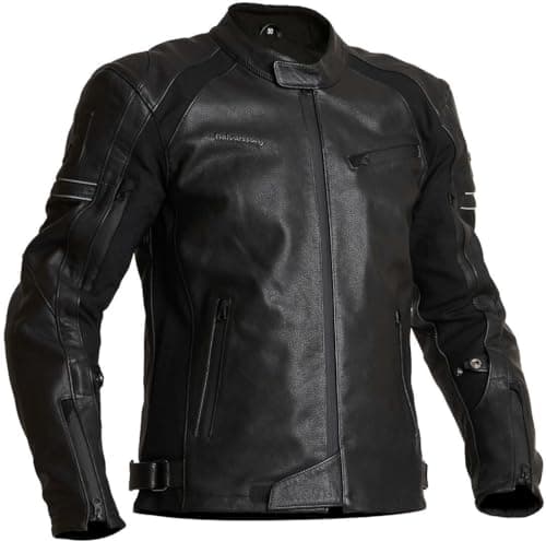 Image of Halvarssons Selja Men's Motorcycle Jacket Leather Jacket Goatskin Jacket 52