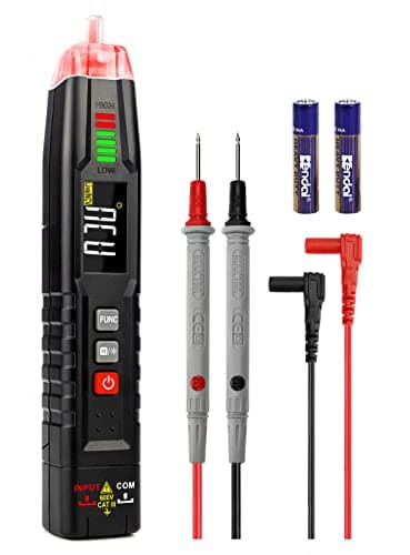 Image of KAIWEETS Multi-function Voltage Tester, Non-Contact Electrical Tester, 600V AC/DC Voltage Test, Sensitivity Electric Voltage Pen with NCV, LED Flashlight, Resistance, capacitance, Diode Testing
